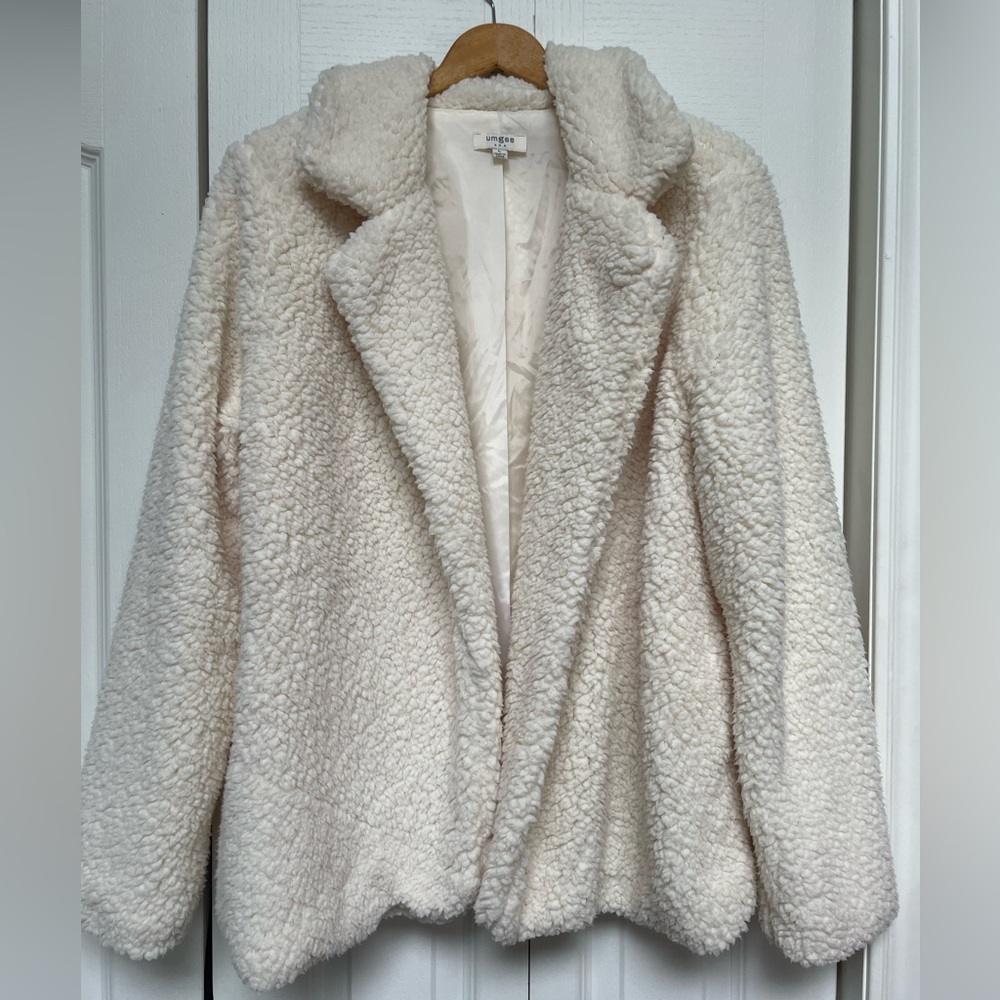 Umgee Sherpa Blazer Jacket sz Large